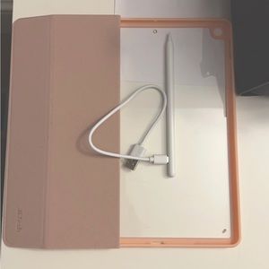iPad Case 10.2 And Amazon brand electric pen W/ charger